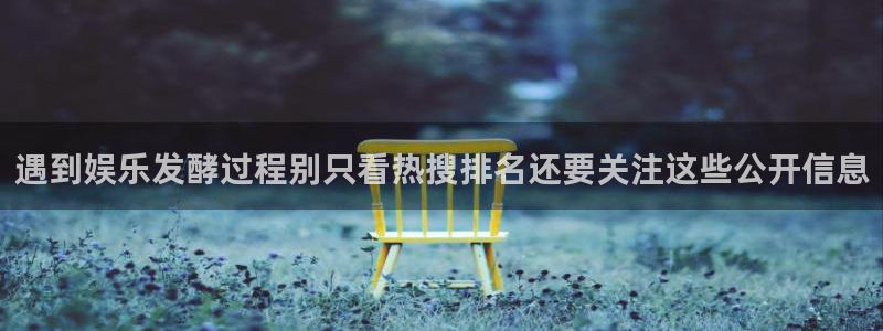 热点爆料话题:遇到娱乐发酵过程别只看热搜排名还要关注这些公开信息