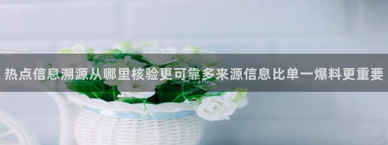 黑料爆料事件榜:热点信息溯源从哪里核验更可靠多来源信息比单一爆料更重要