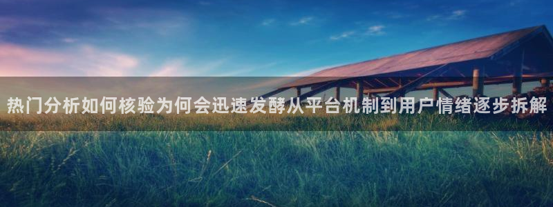 黑料爆料网络信息:热门分析如何核验为何会迅速发酵从平台机制到用户情绪逐步拆解